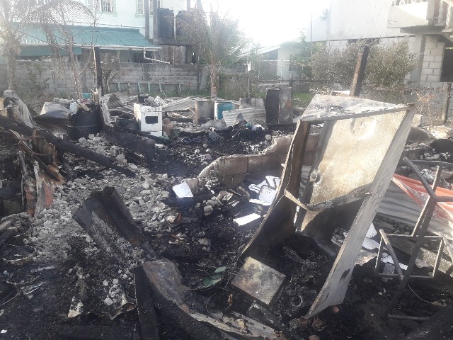 Fire leaves one dead, several homeless