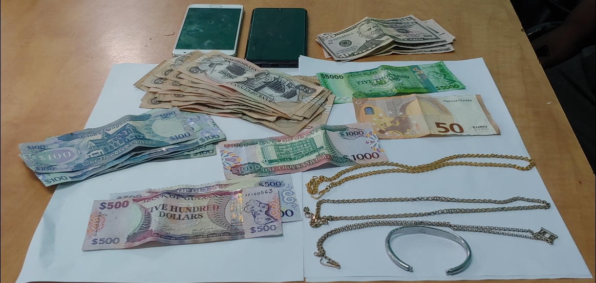3 of 5 suspected bandits arrested with alleged stolen items