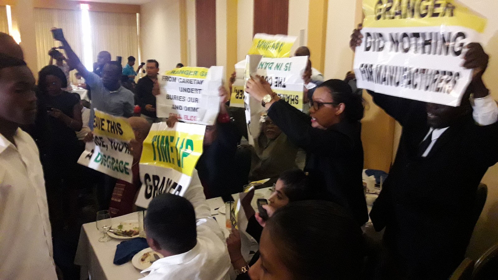 PPP supporters disrupt Granger’s address at luncheon