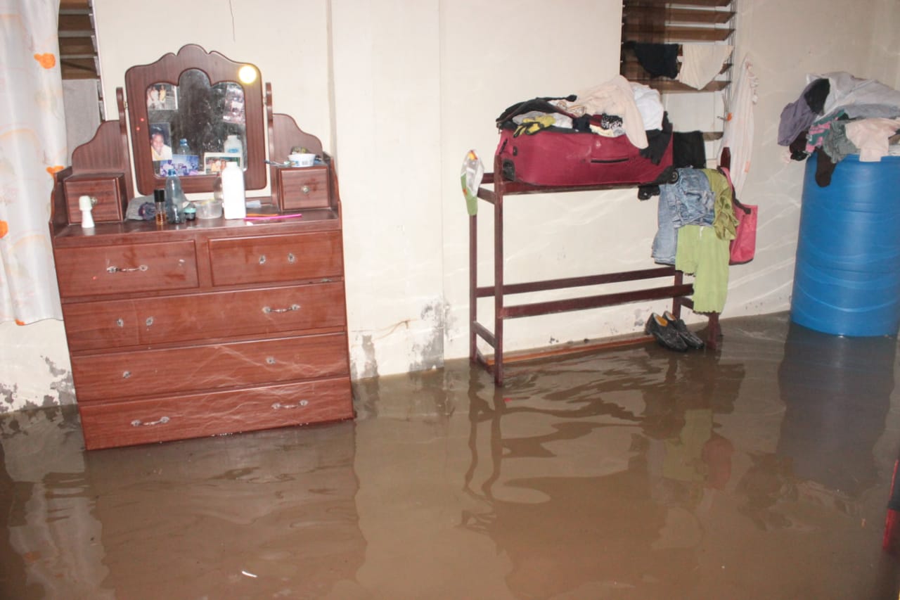High tide floods several West Coast Demerara villages
