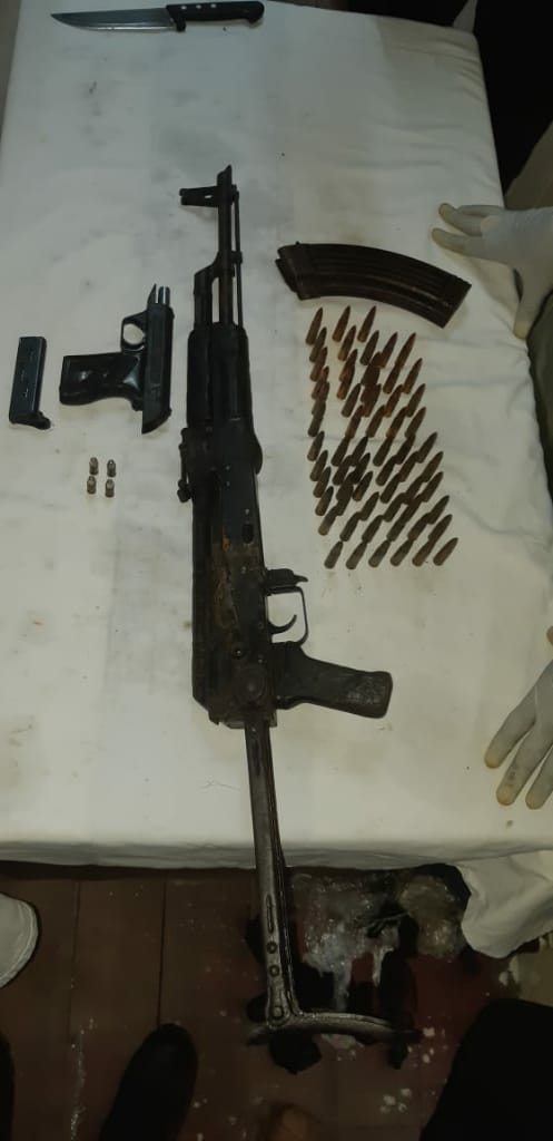 Construction worker, wife arrested for guns, ammo, ganja possession