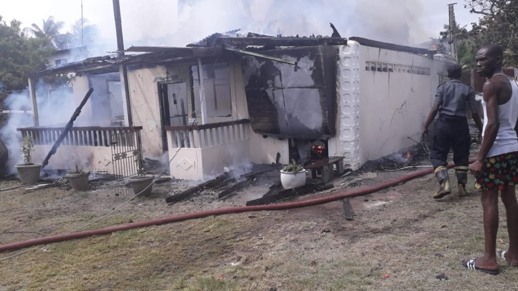 Fire destroys house occupied by 11 persons – Demerara Waves Online News ...