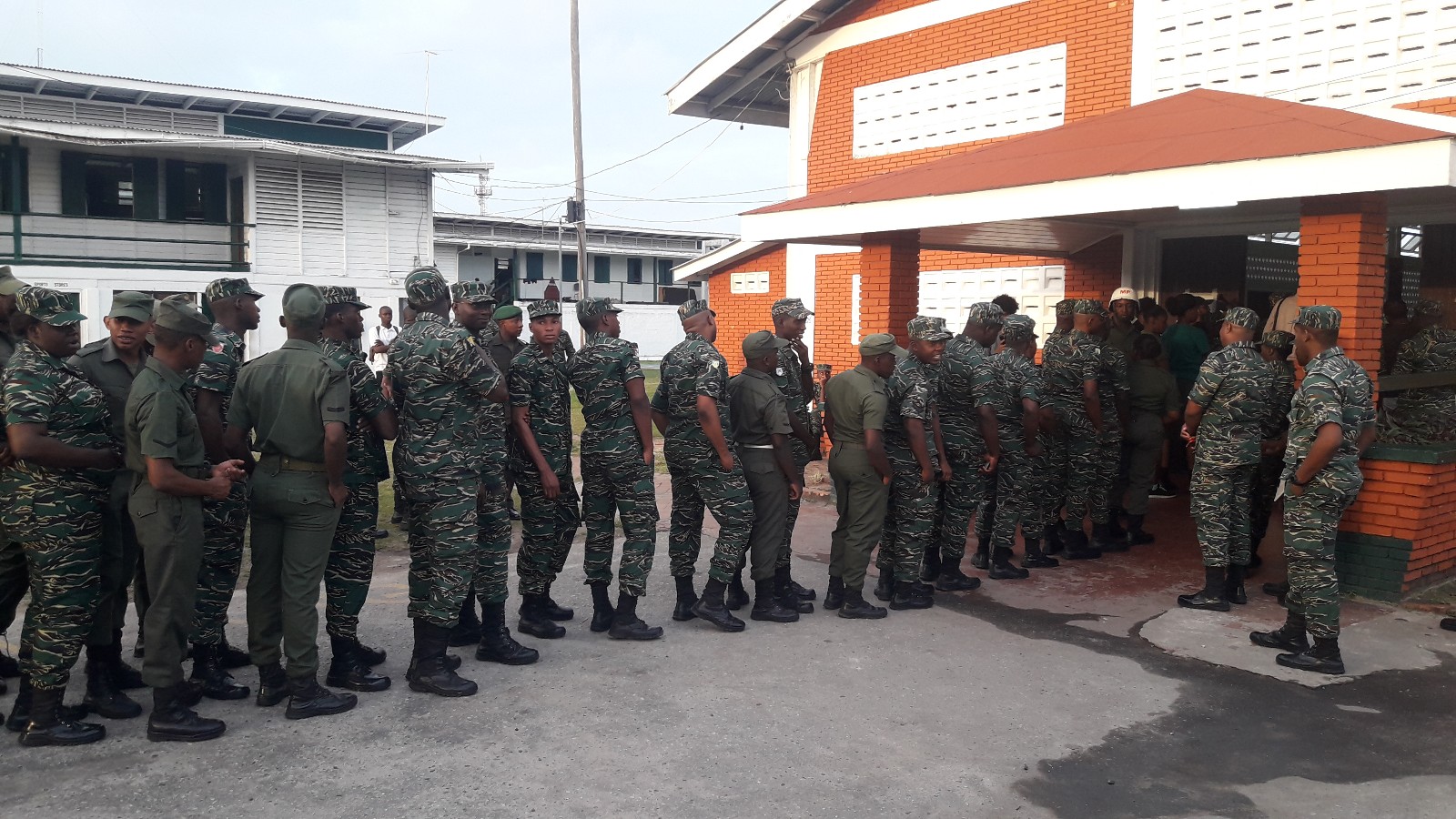 Disciplined services early voting today