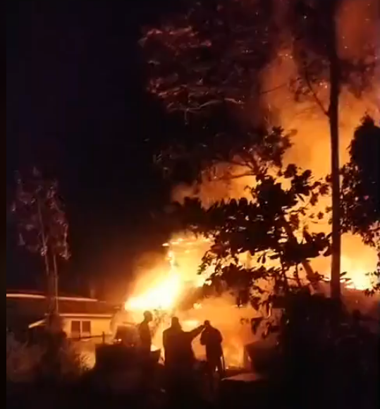Suspected arson leaves ice factory worker homeless