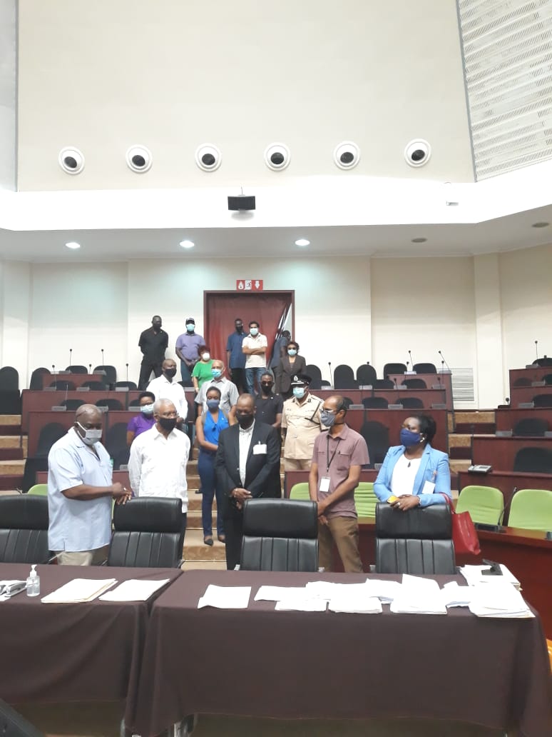 President Granger visits recount centre