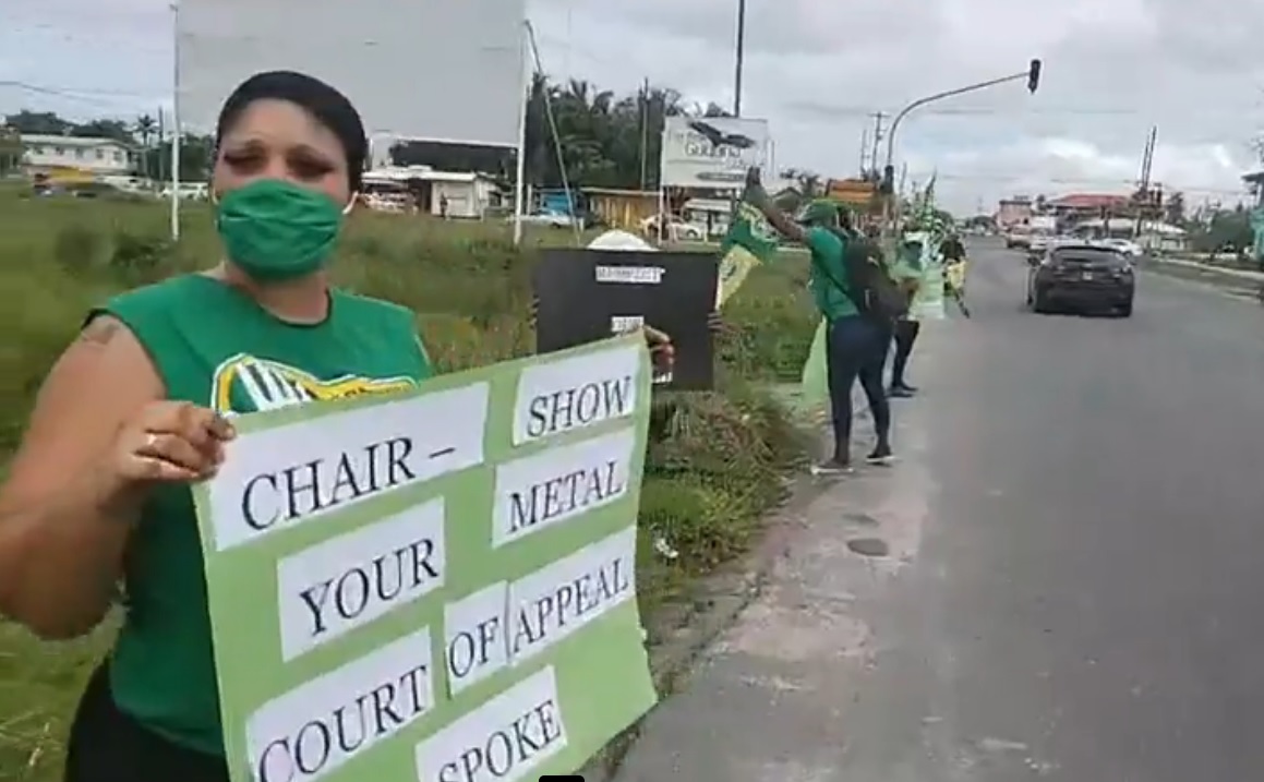 APNU+AFC countrywide protests point fingers at Caribbean Court ahead of key ruling