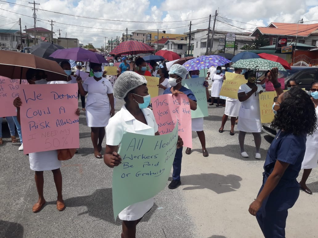 Nurses’ industrial unrest breaking the law; President shrugs claims of unjustifiable spending