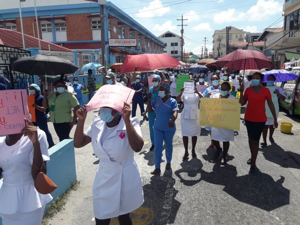 Nurses’ industrial unrest breaking the law; President shrugs claims of unjustifiable spending