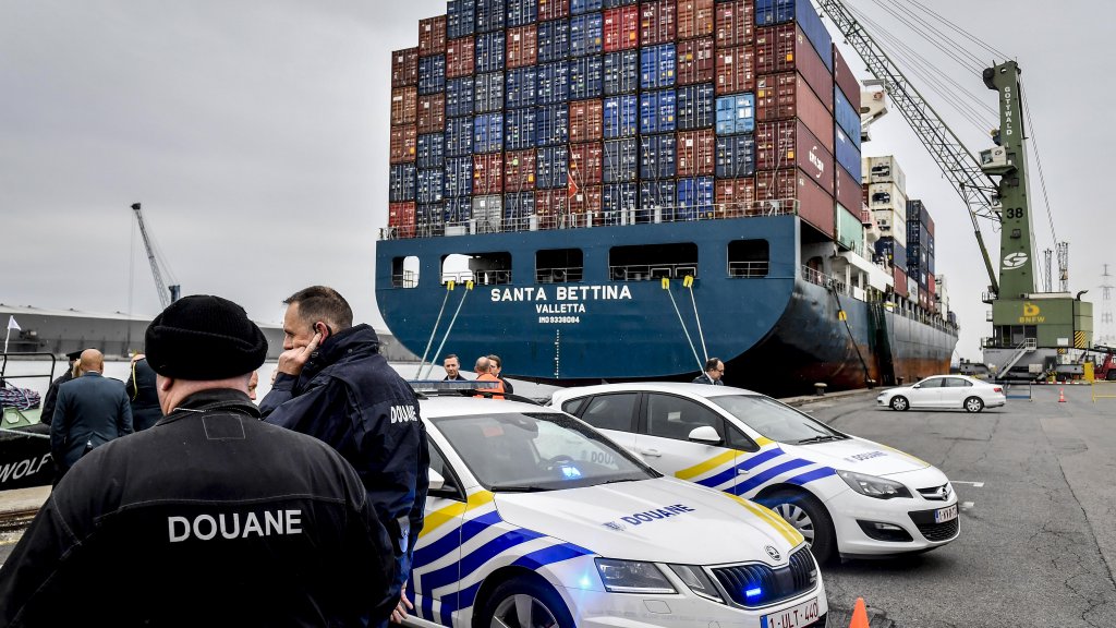 Belgian police seize 11.5 tons of cocaine; two Guyanese scrap metal shippers arrested
