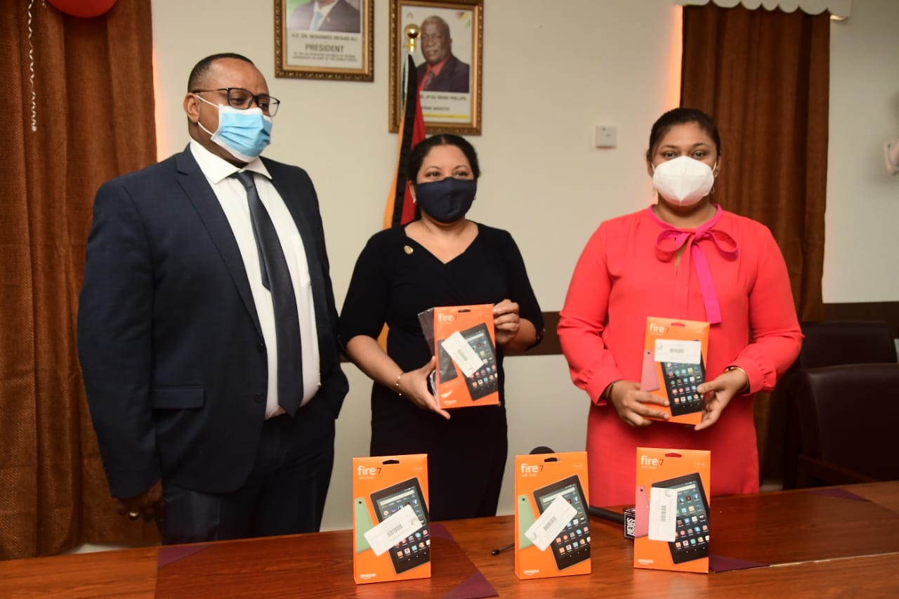Education Ministry to distribute electronic tablets to Hinterland;  welcomes Ansa Mc Al Foundation’s donation