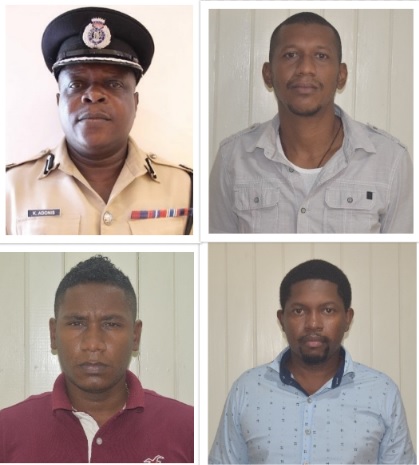 Former Assistant Police Commissioner, three policemen charged with GYD$19 million fraud