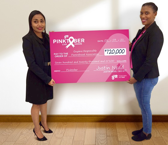 GTT gives GRPA boost for female reproductive health, cancer awareness