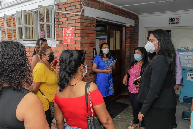 Human Services Minister offers relief, counselling to Sharon Mall’s fire victims