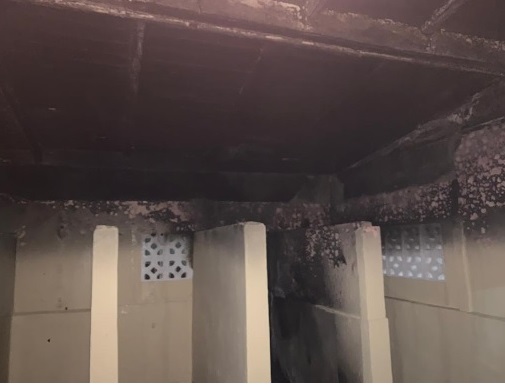 Fire damage Psychiatric Hospital