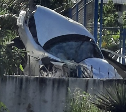 GDF soldier hurls speeding vehicle into Russian Embassy compound