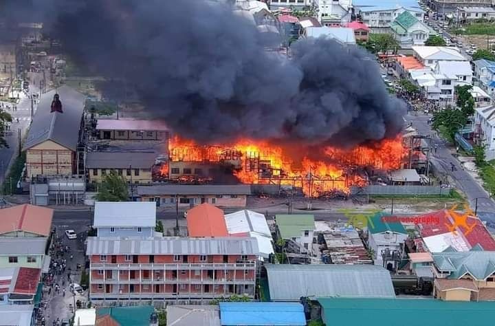 President Ali hints at political links to Brickdam Police Station fire; slams fire service response as “poor”
