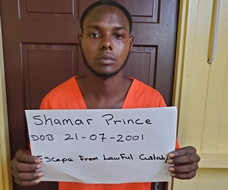 Linden youth recaptured shortly after escaping from jail