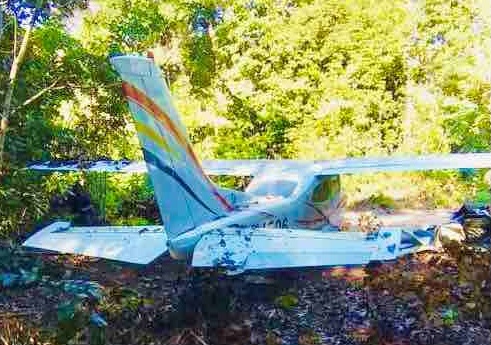 Illegal plane with Venezuelan registration marking found in interior