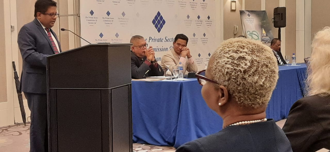 Finance Minister hails Private Sector Commission’s role in democracy in presence of APNU+AFC’s Volda Lawrence
