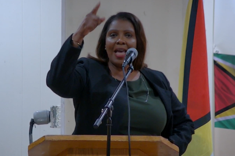 New York Attorney General to rally support to lobby Biden administration about Guyanese concerns