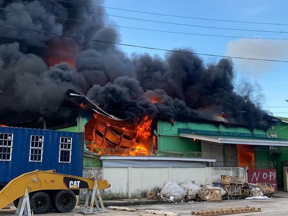 Firefighters probing report that welding near flammable items triggered bond fire