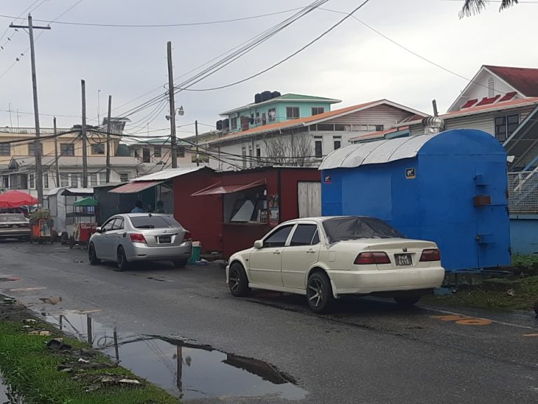 New Market Street Stalls Opposite Georgerown Hospital Face Demolition Demerara Waves Online 