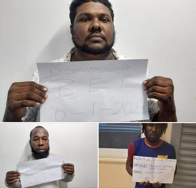 Trio charged with stealing guns from RADAR Security Service