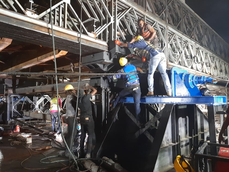 Speeding trucks across Demerara Harbour Bridge to be banned; repairs to span 8 on target