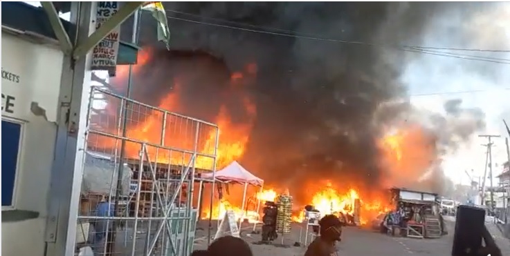 BREAKING: Parika Market on fire