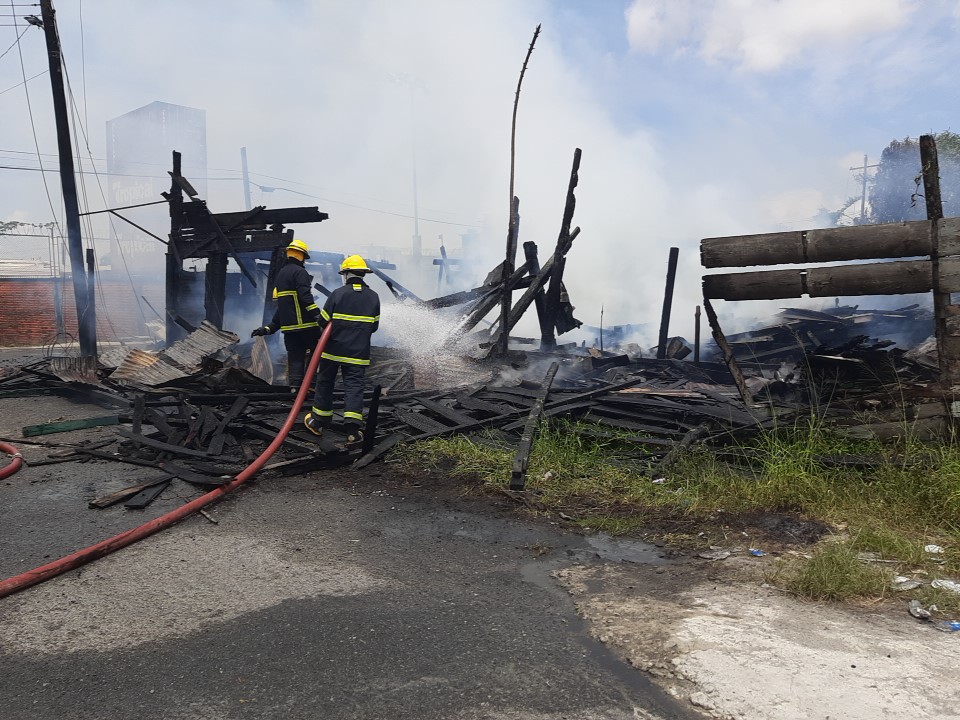 Fire destroys shut Lombard Street store