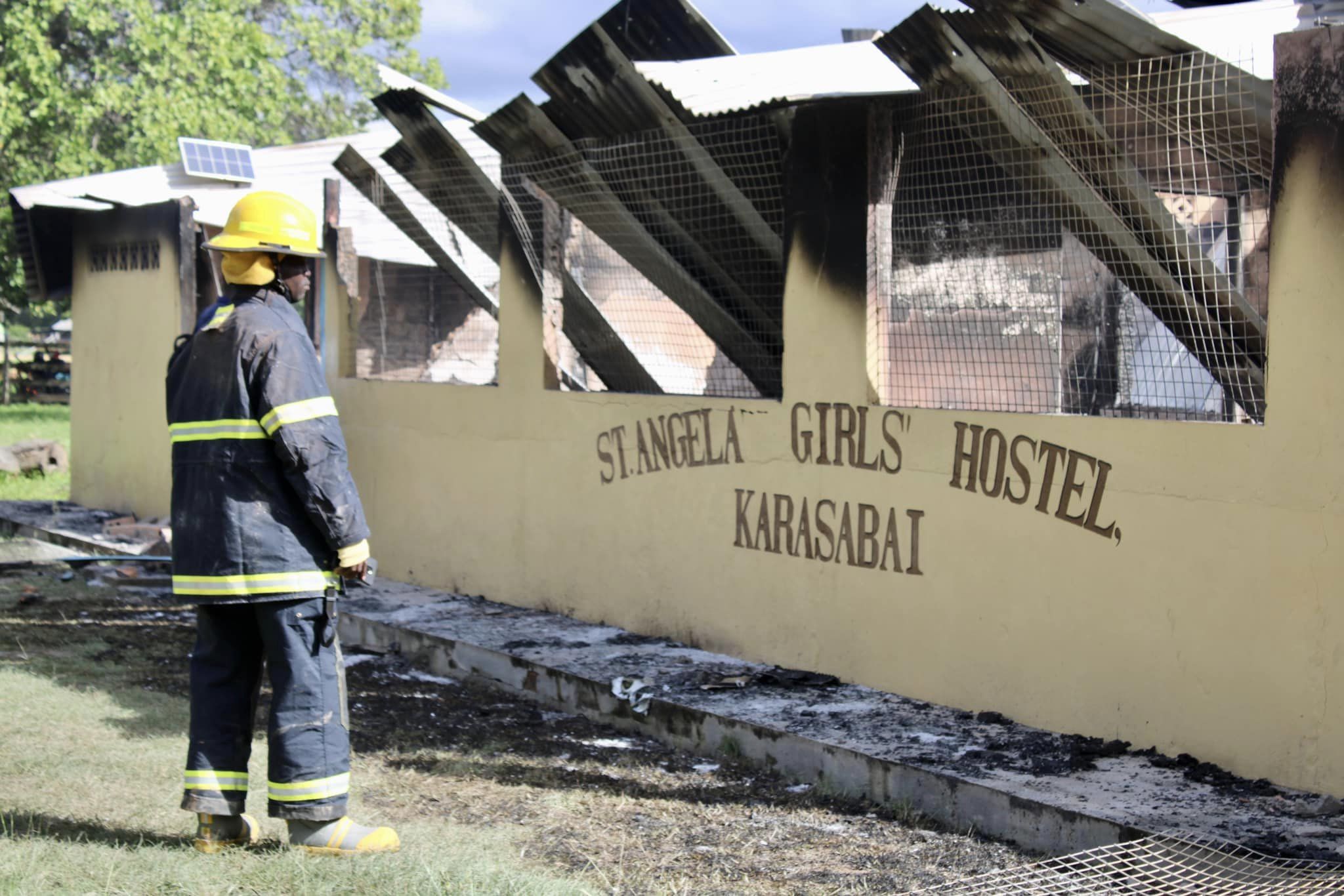 Boys confess to burning girls’ hostel at Karasabai