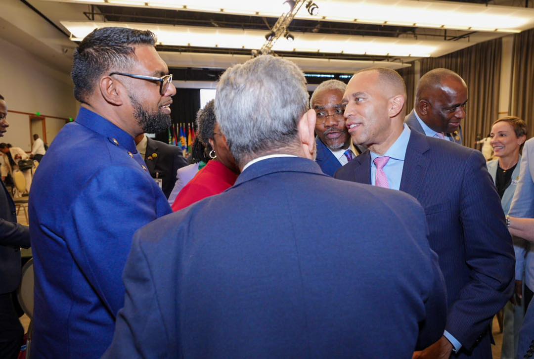 Pres Ali confronts US Congressman Jeffries about refusal to meet on claims of racial discrimination