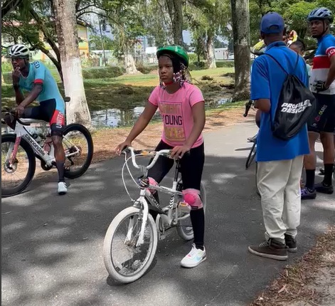 9-Year-old cycling prodigy, Portia Bentley, shines in Atlantis Cycling Club race