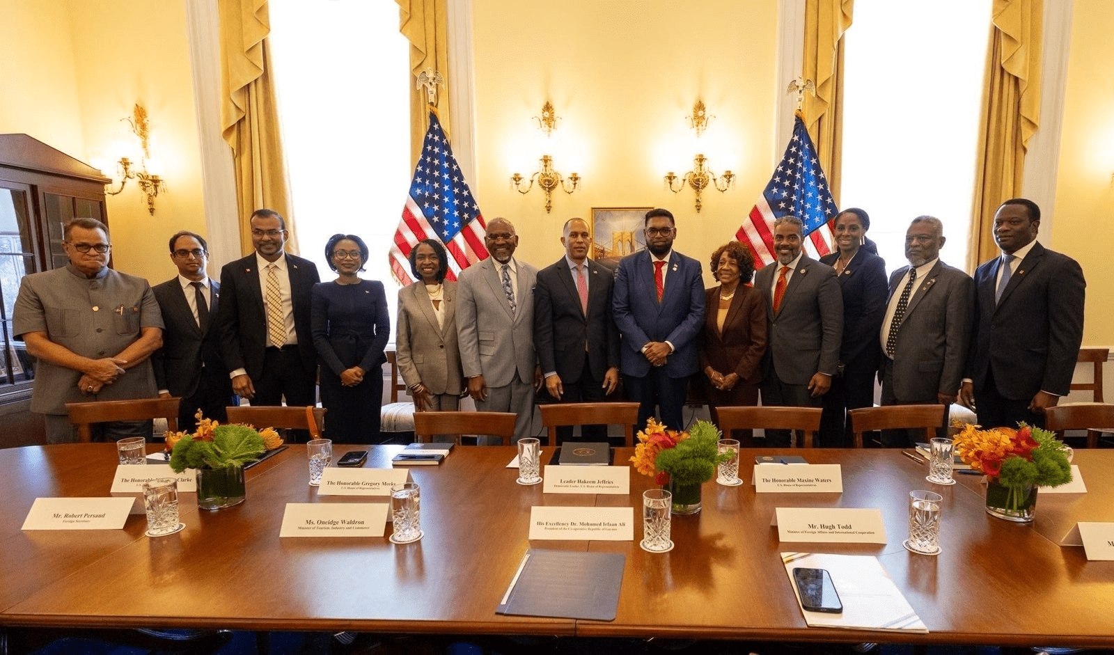 US Congress members raised concerns about economic inclusion with Pres Ali, to mount mission to Guyana- Jeffries