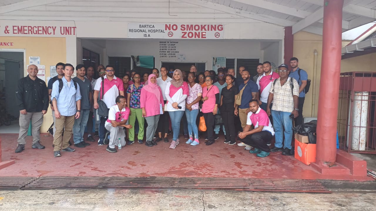 Guyana Cancer Society, in collaboration with GTT, others, hold specialist medical outreach in Bartica