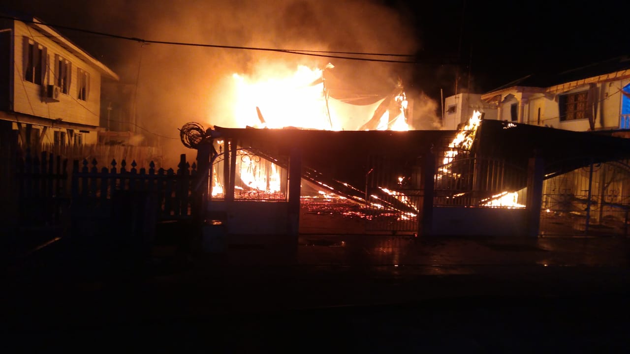 Fire leaves three homeless