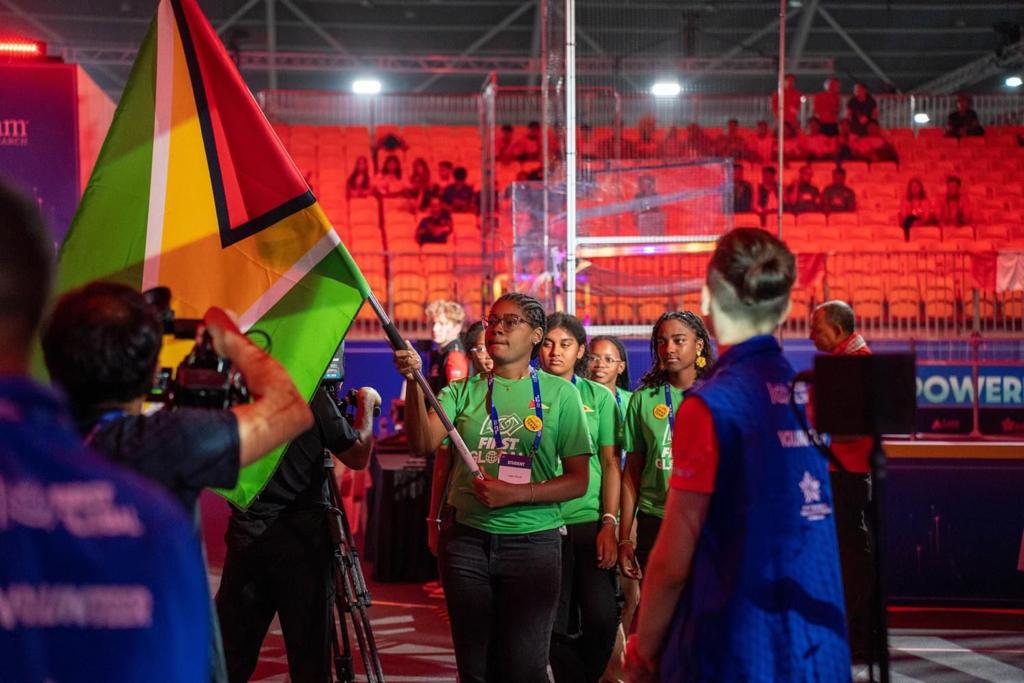 Team Guyana Robotics in playoffs; top 24 teams out of 191 made it