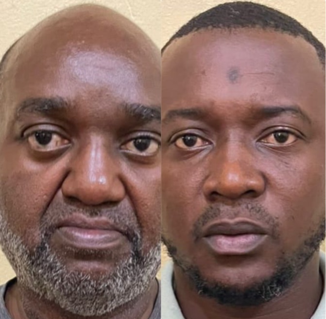 Duo charged with gun running from US, remanded to prison