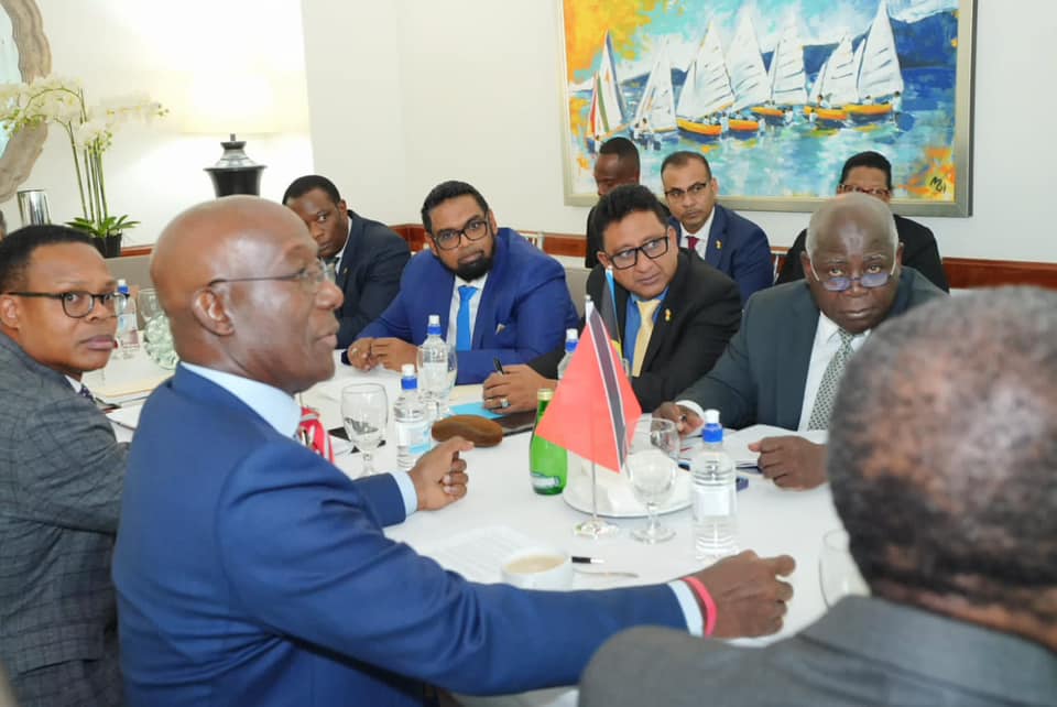 Irfaan Ali tells CARICOM leaders again no “discussion, negotiation or deliberation” on Guyana-Venezuela border controversy ; Maduro-Ali to meet