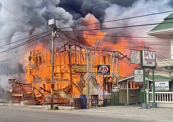 Electrical fire destroyed, damaged Corentyne buildings