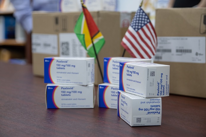 US gifts Guyana COVID-19 anti-viral pill