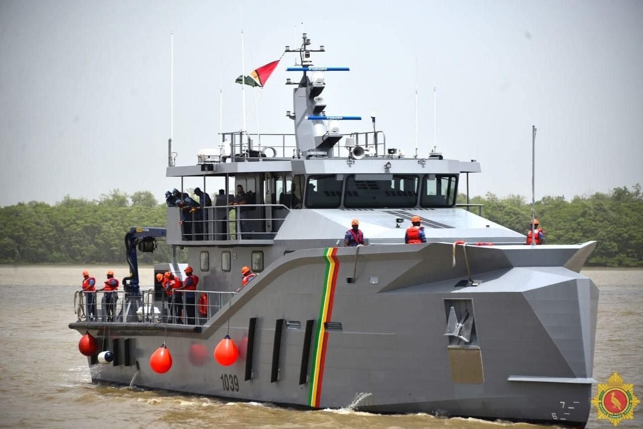 US-made GDF Coast Guard Offshore Patrol Vessel arrives