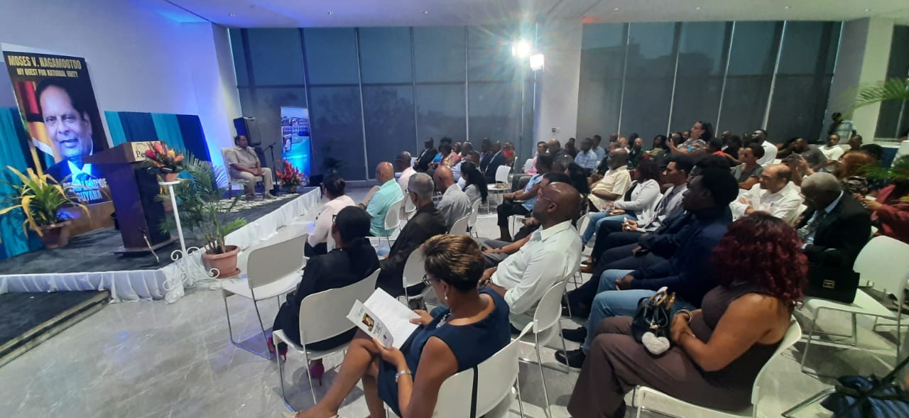 Entrench national unity, show respect- former PM Nagamootoo tells book launch