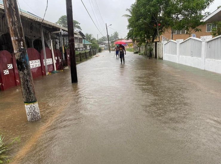 Flood waters recede, drainage system being cleared; politicians trade blame for disaster