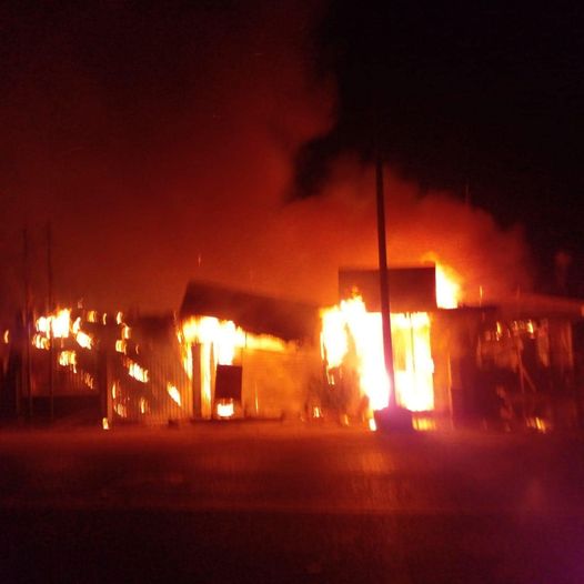 5 buildings burnt in West Coast Berbice; road users urged to be cautious