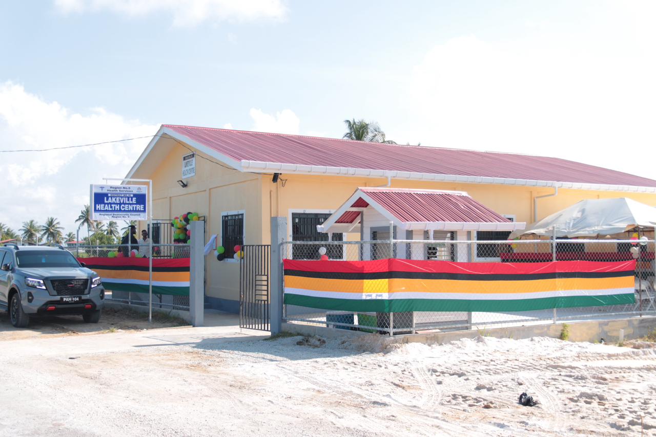 Remote Mahaica community gets health centre