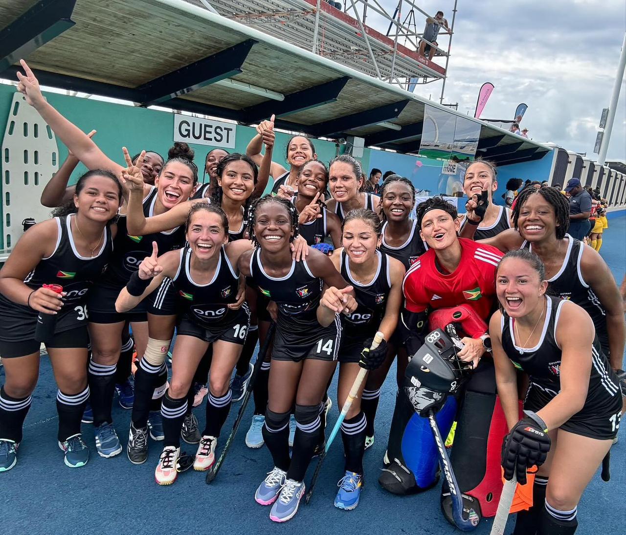 One Communications Guyana women’s hockey team victorious in opener against Brazil