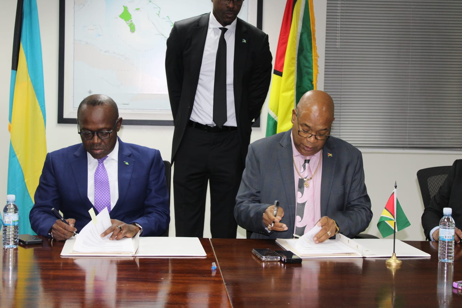 Guyana, The Bahamas sign ‘Open Skies’ agreement