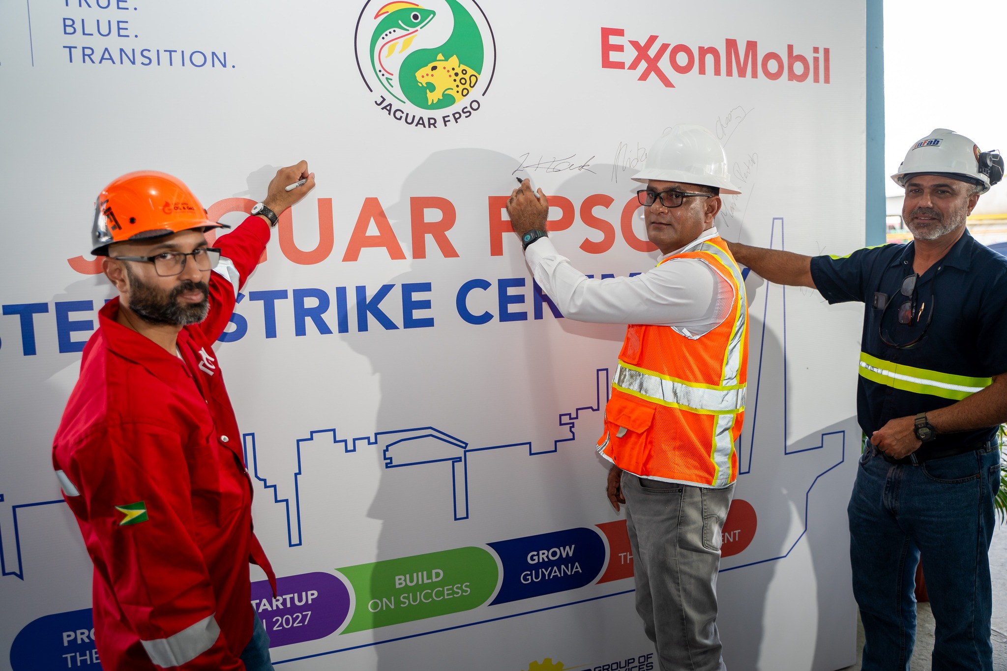 Guyanese workers to help build oil production and storage vessel