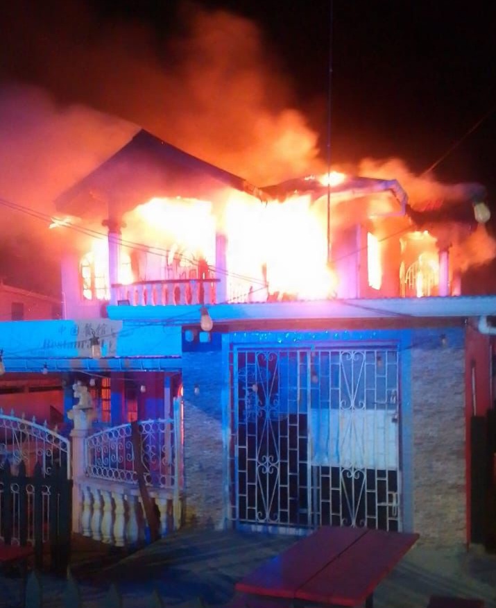 FIRE: Updated: All occupants are alive, one sustained burns